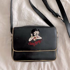 Betty Boop crossbody bag with builtin wallet